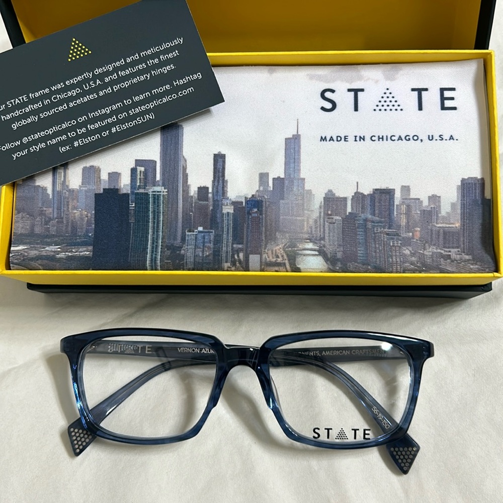 STATE EYEGLASS FRAME NEW